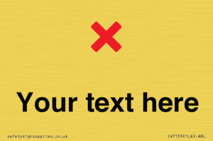 Custom plain background, red cross sign